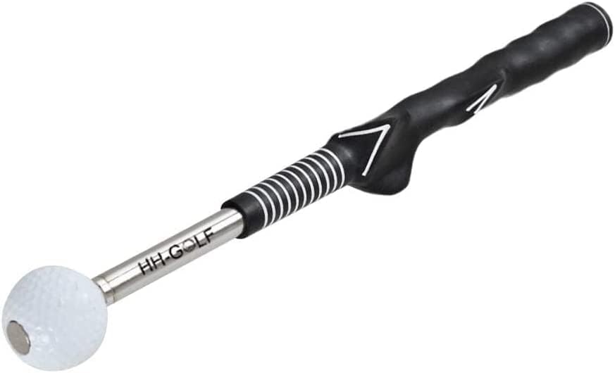 HH-Golf Rhythm Click Sound Teleskop Warm Up Golf Swing Trainer, Korrekturieren Gesturer Trainingshil