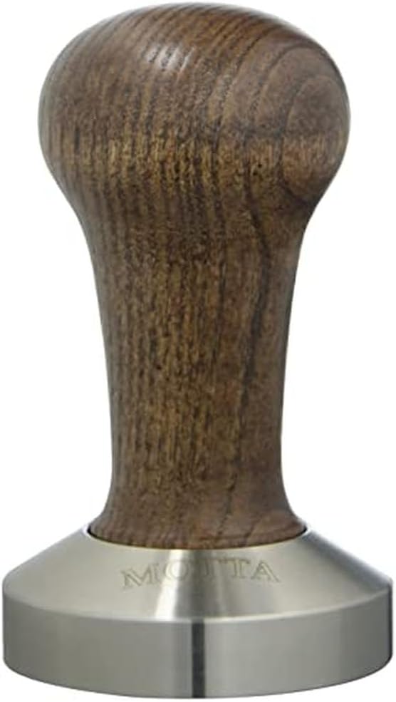 Motta x Trichter, Edelstahl + Holz, Brown, 54 mm 54 mm Brown, 54 mm Brown