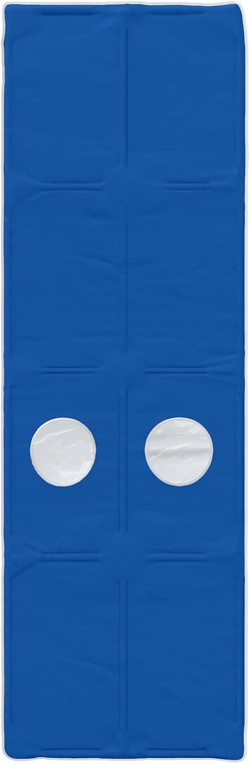 Bettunnel 2 Stück Blau 211 x 67,5 x 2 cm Polyester für Kingsize-Bett, zubehör Ersatzteil, rutschfest