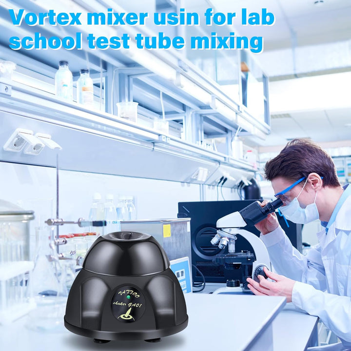 Vortex Mixer,Mini Vortex Mischer 5200rpm Lab Mini Vortex Schüttler Stirrerr, Elektrischer Vibrations