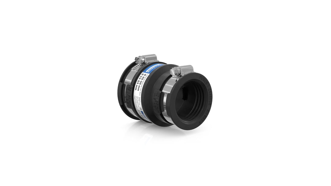 Crassus Adapterkupplung CAC 0633, EPDM / V2A, 1 Stück, 53-63 mm auf 40-50 mm, CRA12047, 53-63 mm auf