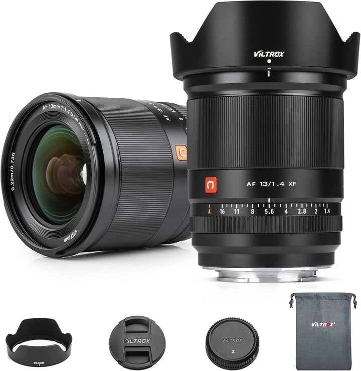 VILTROX 13mm F1.4 XF Autofokus Objektive für Fuji X Mount Kamera Objektive Lenses kompatibel Fujifui