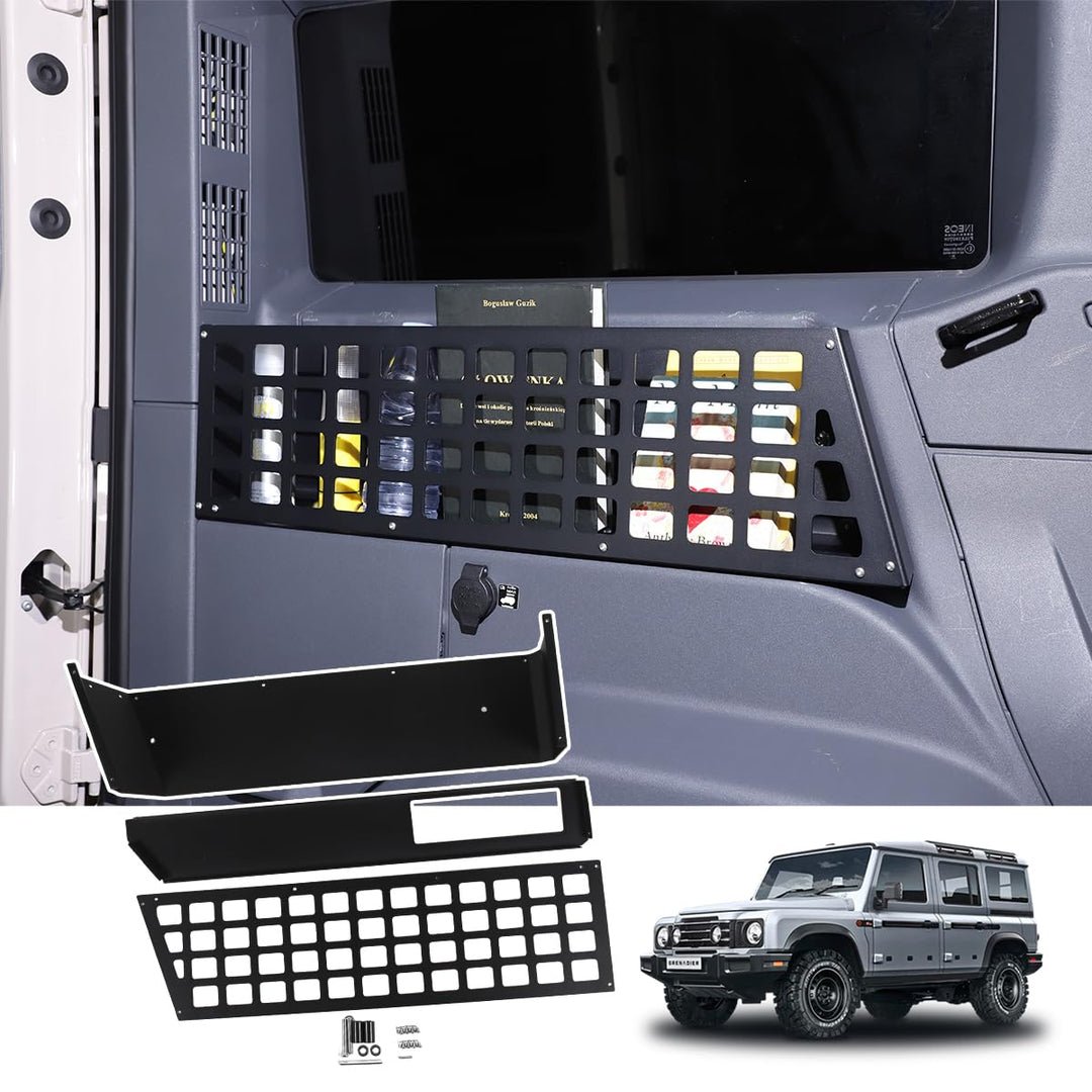Aufbewahrungskorb für Kofferraum, Innenregal, MOLLE-Panel, Aluminiumlegierung, Grenadier 2020–2024,