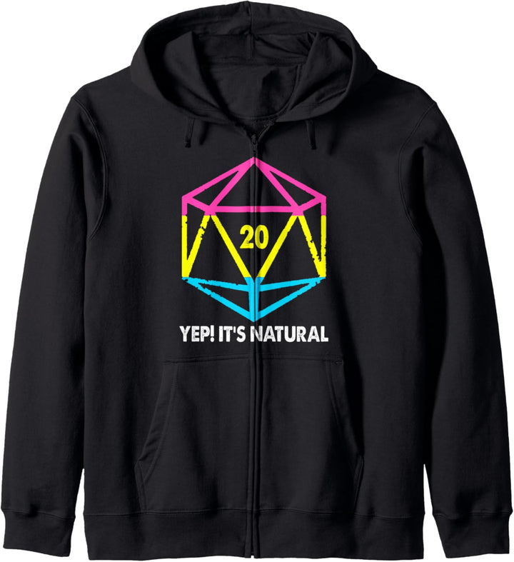 Pansexual Flag Natural 20 LGBTQ Polysexual Pride Geschenk Kapuzenjacke