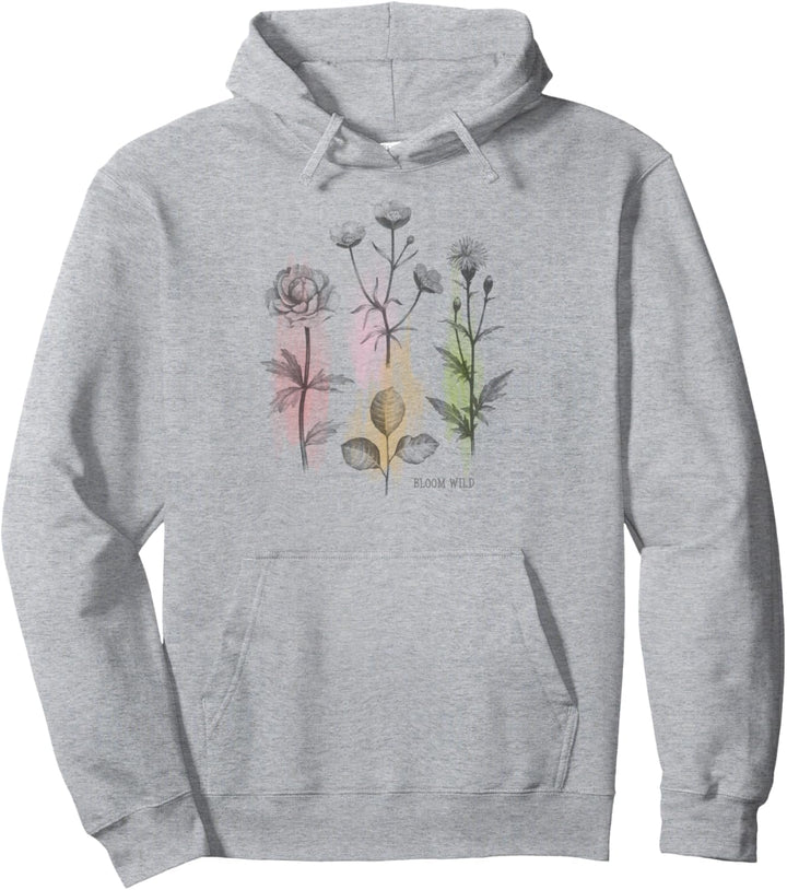 Trendy Botanical Garden Pullover Hoodie
