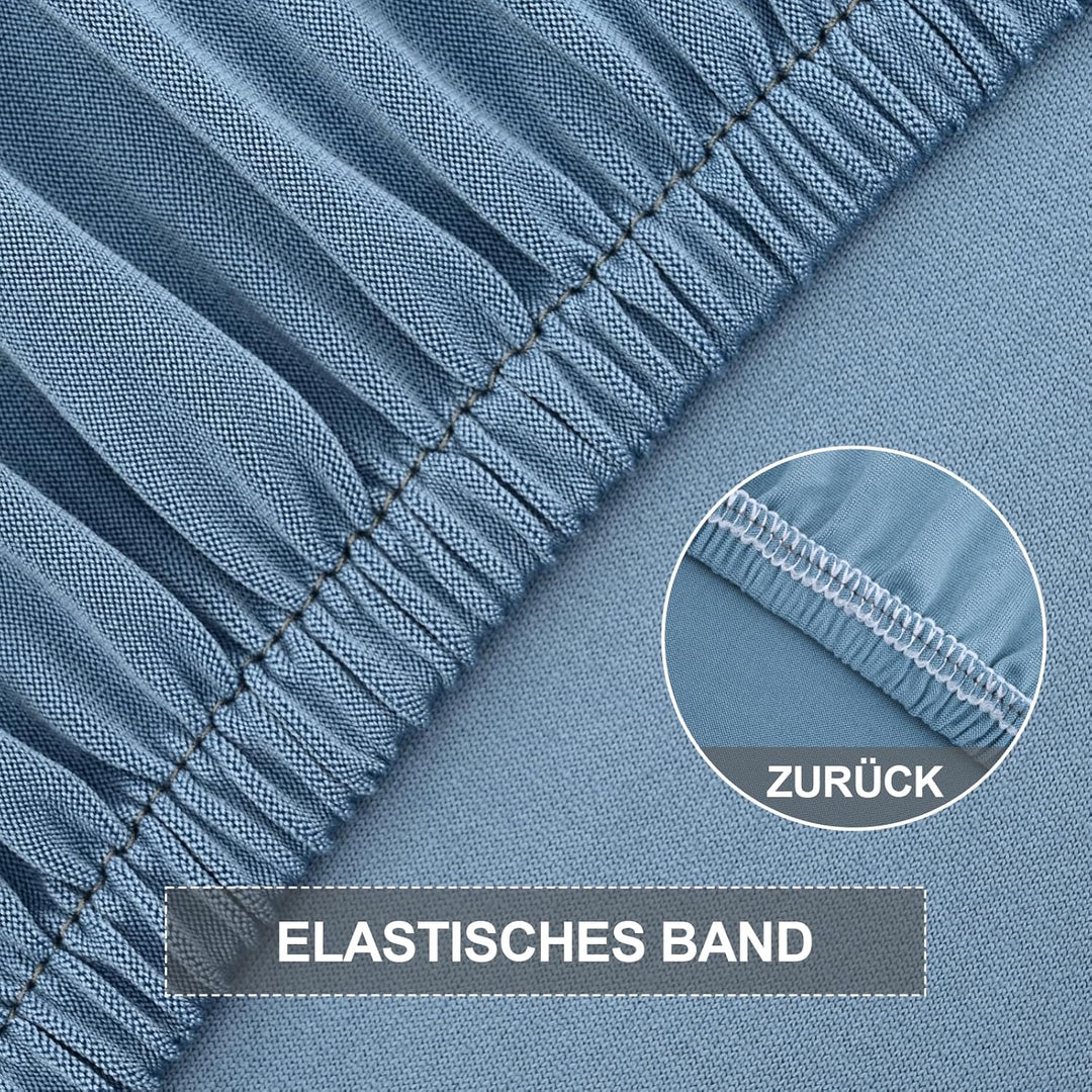 Yugarlibi Stuhlhussen 6er Set Stretch Stuhlhussen Schwingstuhl Elastische Hussen Stuhlbezug Abnehmba