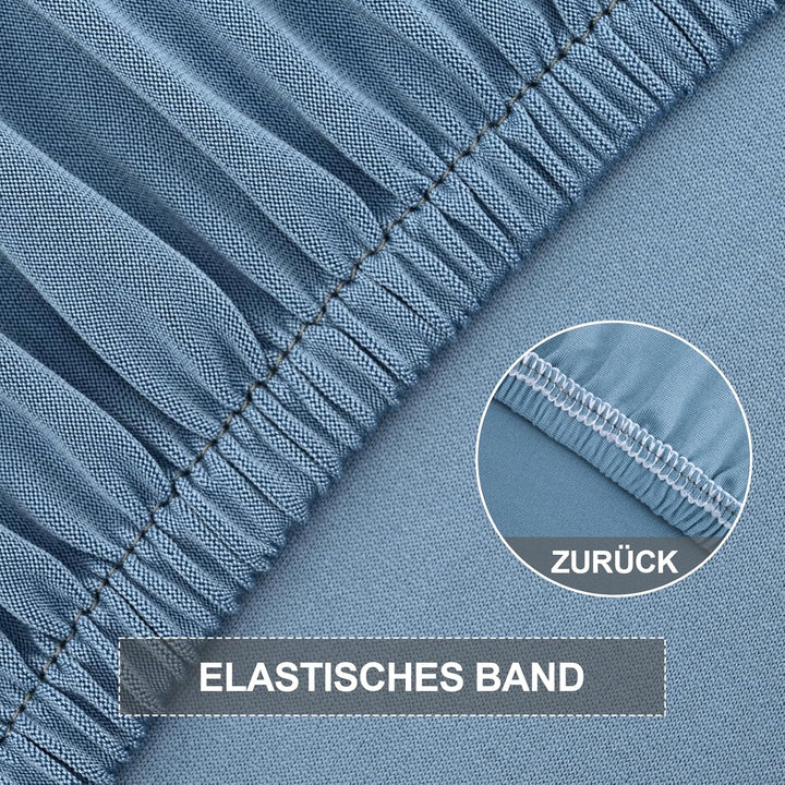 Yugarlibi Stuhlhussen 6er Set Stretch Stuhlhussen Schwingstuhl Elastische Hussen Stuhlbezug Abnehmba
