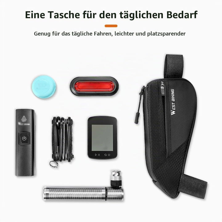 Kavolet 0,5 L Fahrradtasche, Rahmentasche, Fahrradrahmen-Fronttube-Tasche, Fahrrad-Frontrahmentasche
