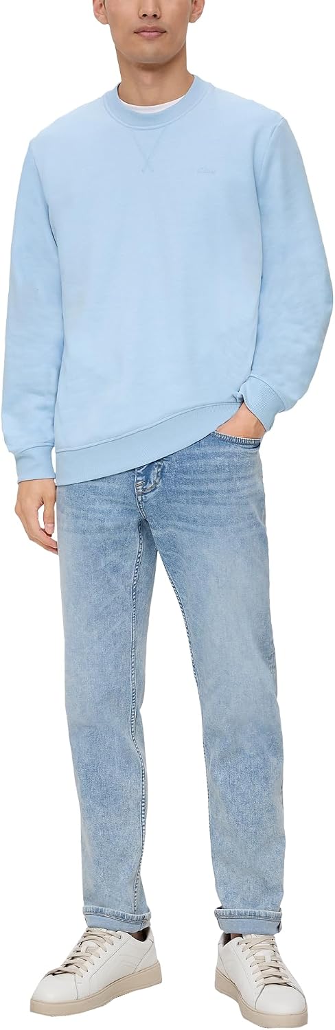 s.Oliver Herren Sweatshirt XXL Blau 5309, XXL Blau 5309