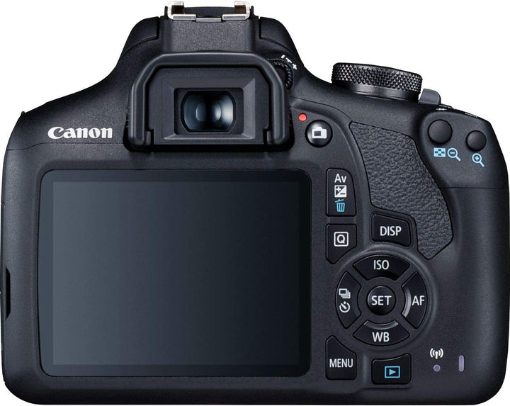 Canon EOS 2000D Spiegelreflexkamera Gehäuse (24,1 MP, DIGIC 4+, 7,5 cm (3,0 Zoll) LCD, Full-HD, WIFI