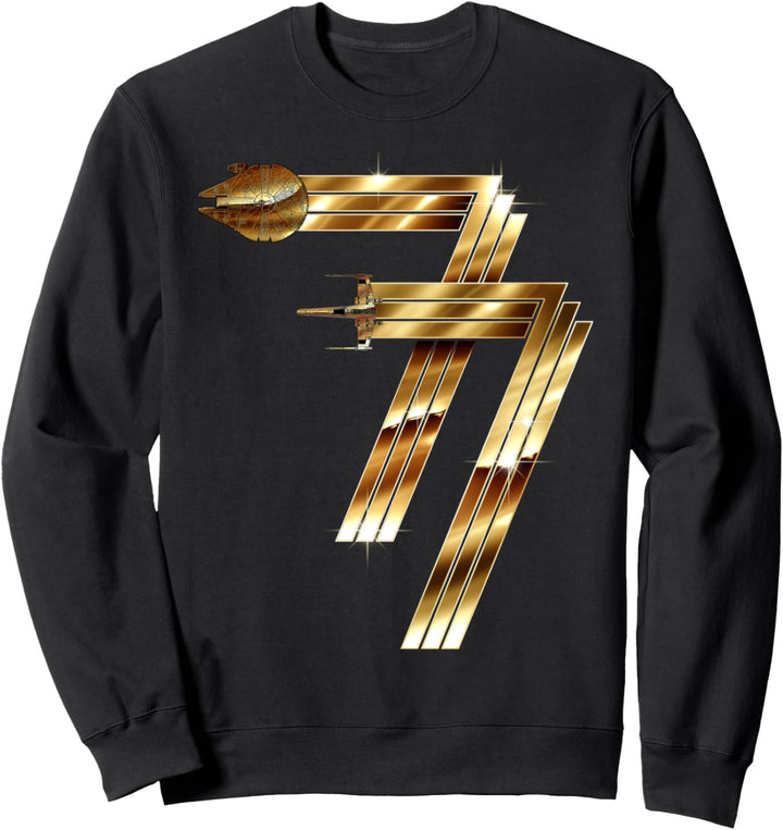 Star Wars X-Wing & Falcon Since '77 Poster Sweatshirt