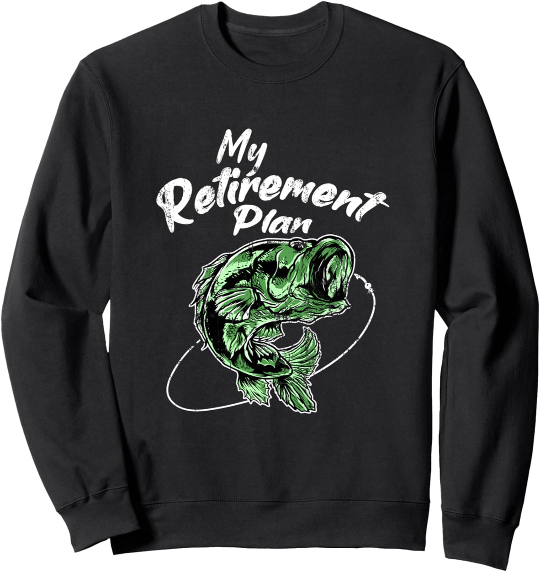 My Retirement Plan Fischen Karpfen Hecht Mann Carp Fishing Sweatshirt