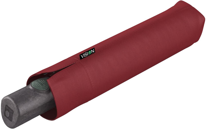 Knirps nachhaltiger Damen Taschenschirm Vision Duomatic - terra 97 cm Terra, 97 cm Terra