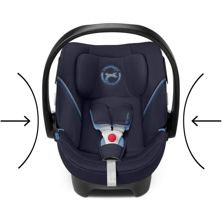 CYBEX Gold Babyschale Aton 5, Inkl. Neugeboreneneinlage, Ab Geburt bis ca. 18 Monate, Max. 13 kg, Ri