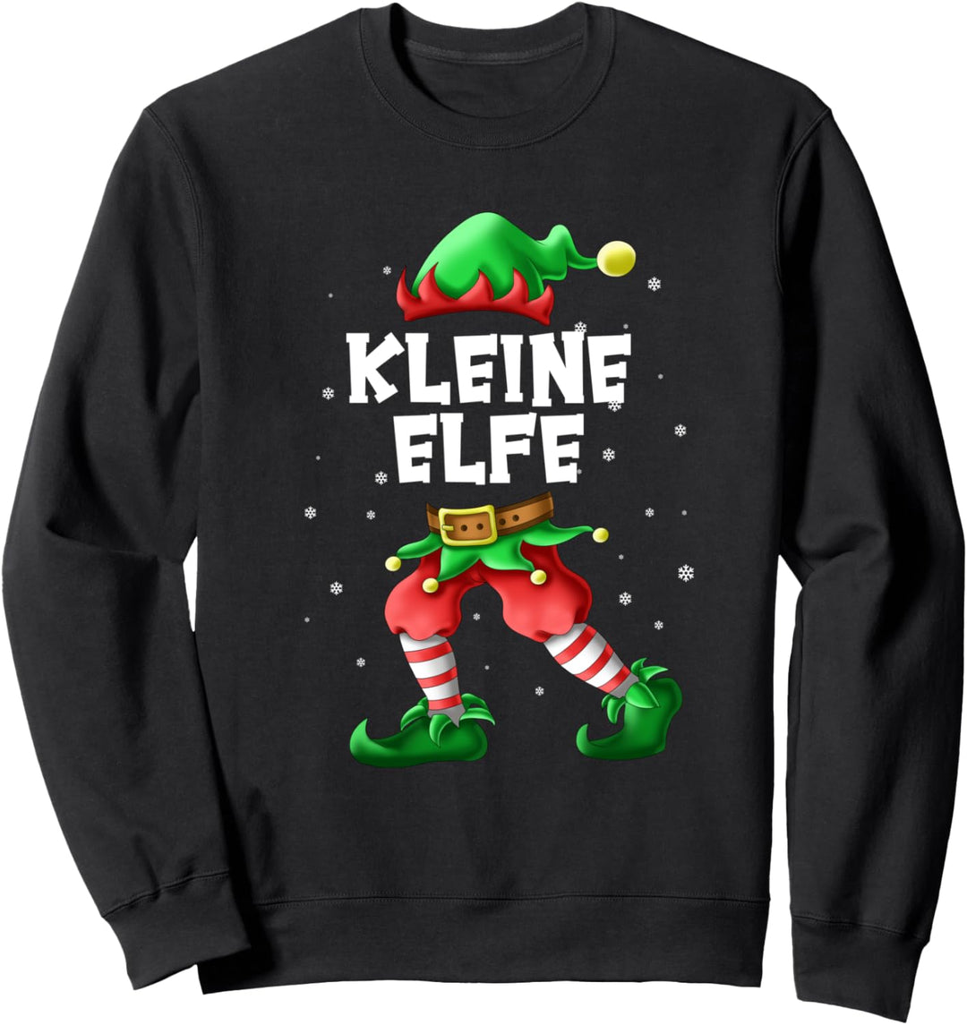 Kleine Elfe Partnerlook Familien Outfit Weihnachten Sweatshirt