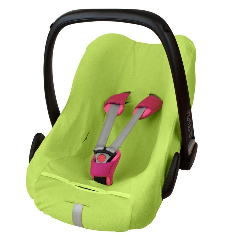 ByBoom - Frottee Sommerbezug, Schonbezug für Babyschale, Autositz, z.B. Maxi Cosi CabrioFix, City, P