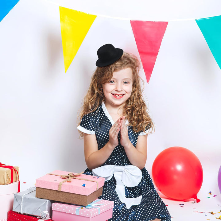 HEMOTON 4 Stück Zylinder Haarspangen Hüte Dekorative Haarnadeln Kleine Formelle Hüte Haarspange Schw