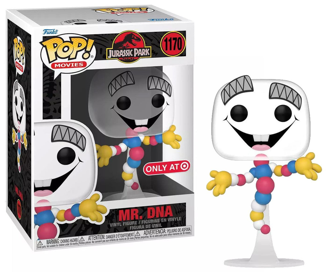 Funko Unisex Kinder POP Jurassic Park 1170 Mr. DNA Special Edition Sticker, Bunt