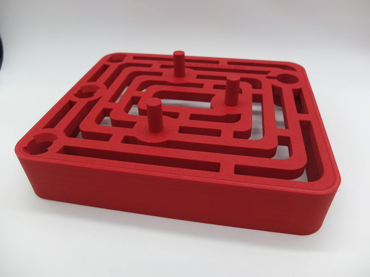 Halter Aufsteller für KitchenAid Standardaufsätze und Raspel Aufsätze Art Deco Stil (Red), Red