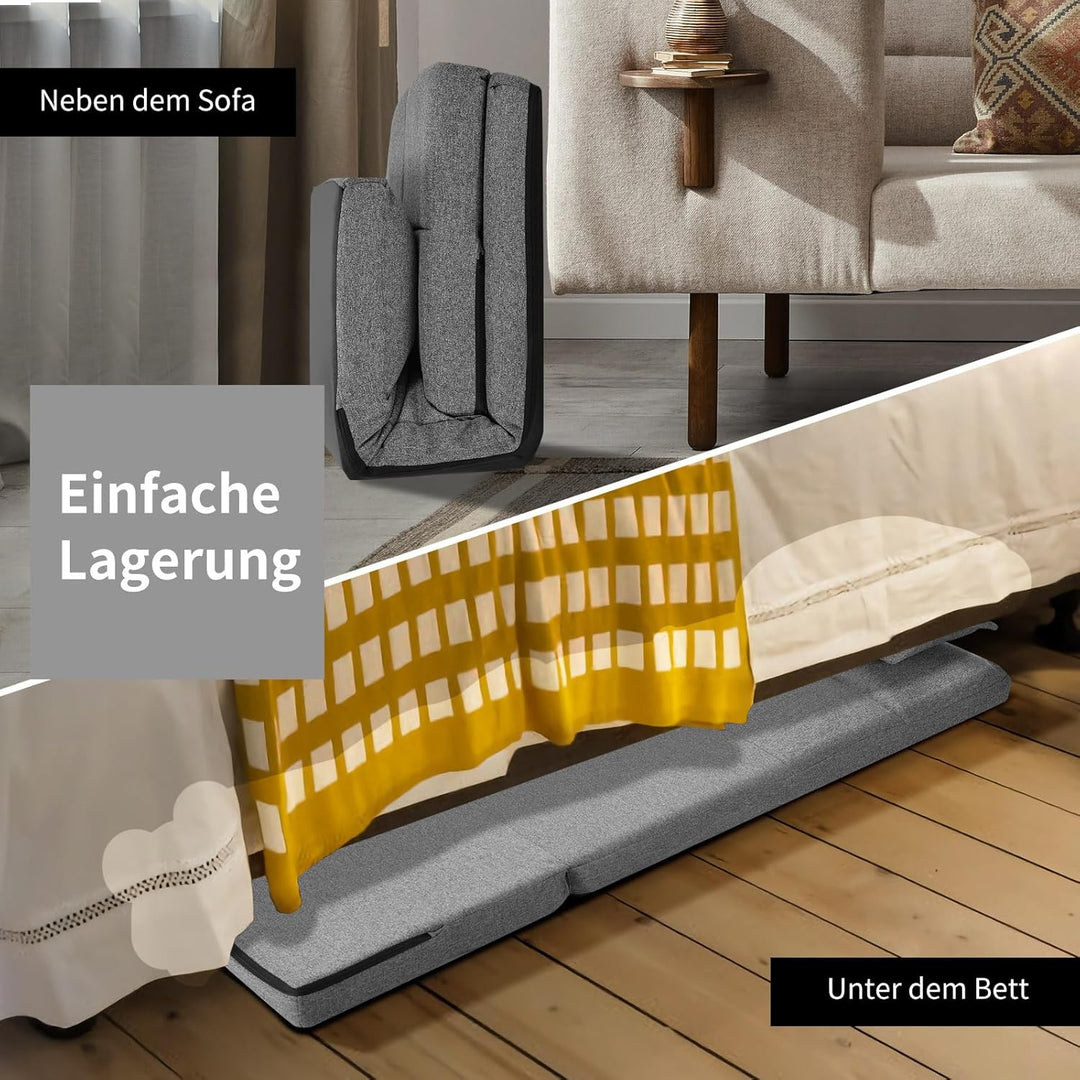 GOPLUS Bodenstuhl, Bodensessel mit 5-Fach Verstellbarer Rückenlehne &amp; Kissen, Bodensofa mit Schlaffu