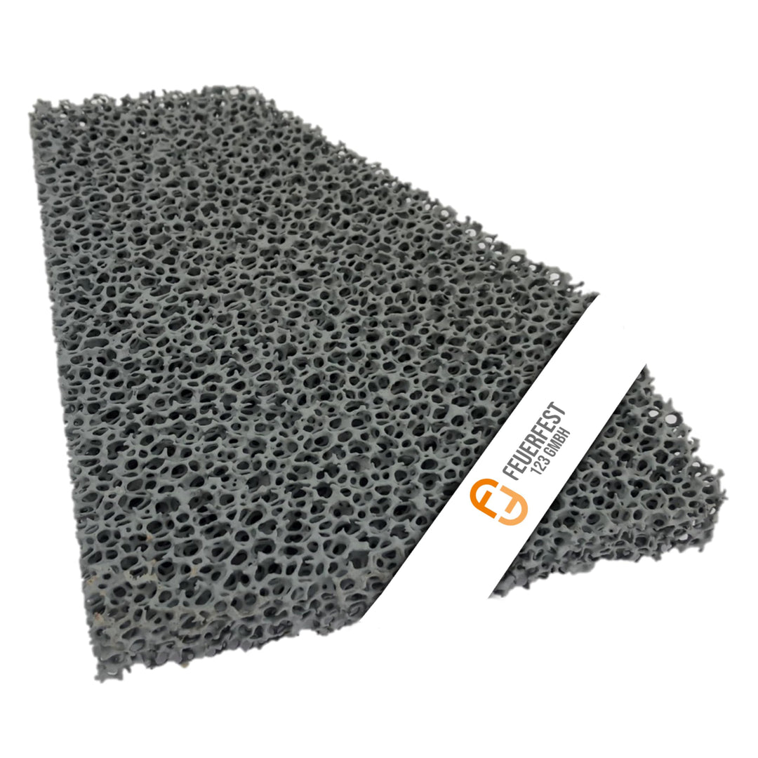Feuerfest 123 - Feinstaubfilter Kaminofen Angeschrägt 200x158x25 mm, Kompatibel mit Hark, Feinstaub
