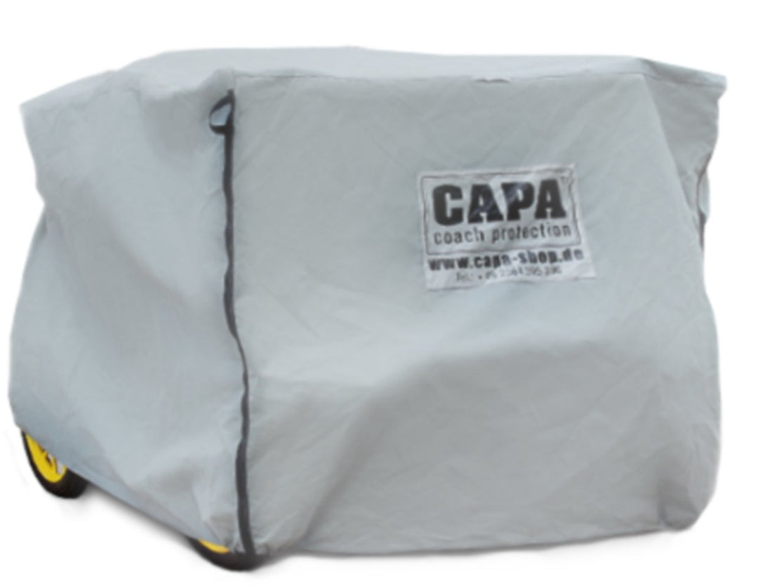 Die CAPA Schutzhaube für Pferdekutschen als Kutschen Abdeckung, Schirm und Schutz sowie Schutzhülle