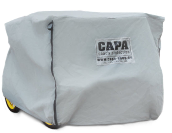 Die CAPA Schutzhaube für Pferdekutschen als Kutschen Abdeckung, Schirm und Schutz sowie Schutzhülle