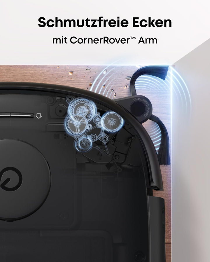 eufy Omni E25 HydroJet Saugroboter mit Wischfunktion, 20.000Pa Turbo-Saugkraft, DuroSpiral Entwirrbü