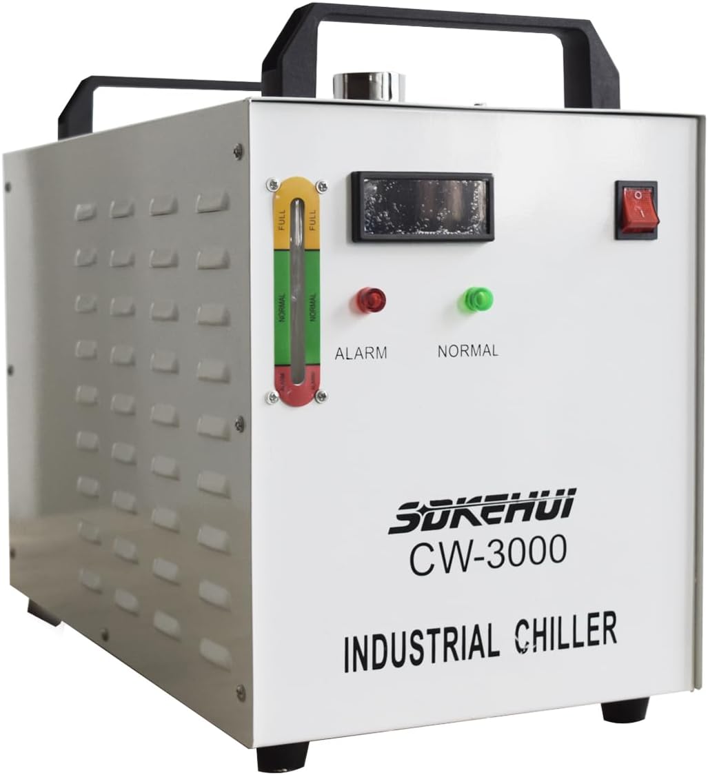 Industrial Water Chiller Industrieller Wasserkühler CW-3000 CO2 Laser Rohrkühler 9 L Wasserkühler zu