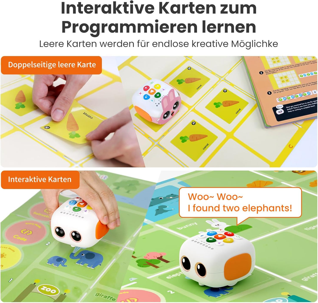 Tale-Bot Pro Klassenzimmer-Set für Kinder von 3-5 Jahren, STEM-Programmier-Roboter-Set für Schulbeda