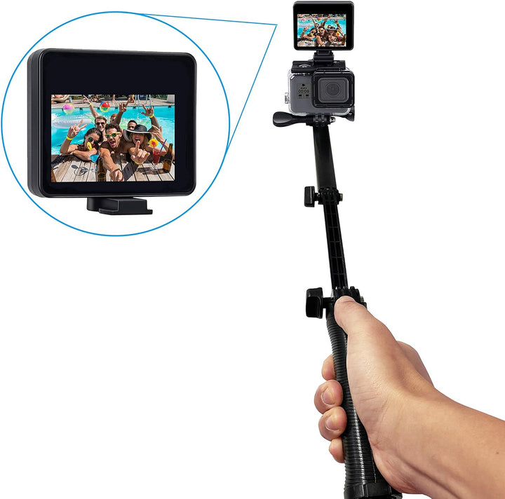 Suptig LCD-Bildschirm Selfie LCD-Bildschirm Kompatibel mit Gopro Hero 9 Hero 8 Hero 7 Hero 6 Hero 5