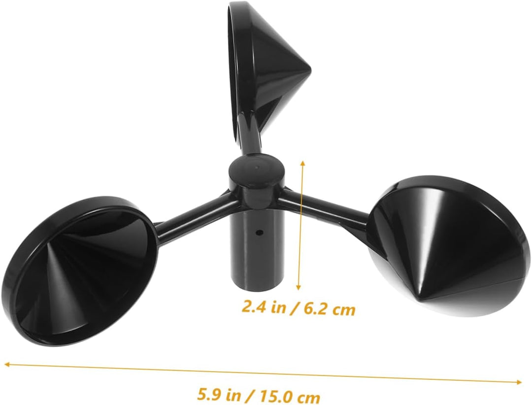 BESPORTBLE Wind Sensor Überwachung Ausgang Sender Gehäuse Abs Anemometer Gehäuse Schwarz Wind Anzeig