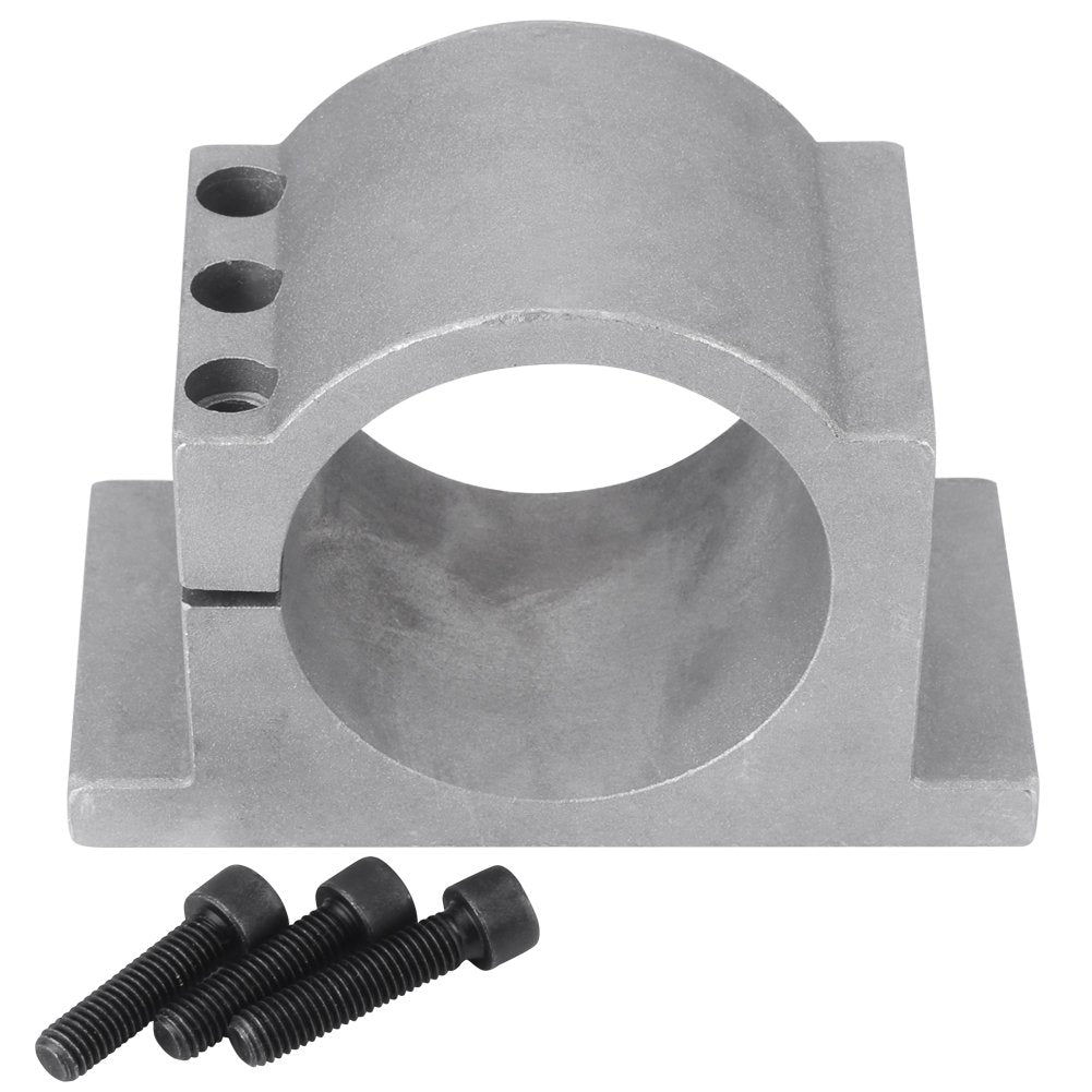 CNC Fräse Spindelaufnahme Spindelhalter, 80 mm Durchmesser CNC Spindelmotor Halterung aus Aluminium