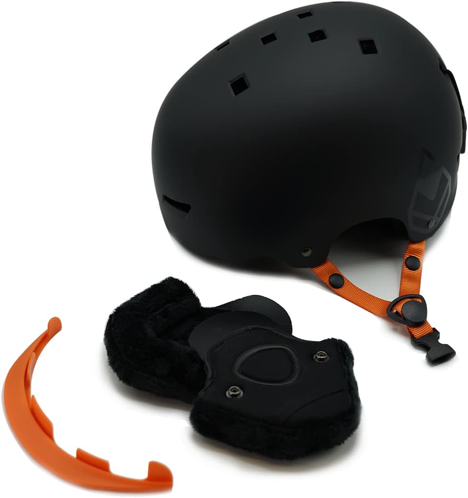 Phieres MTN Scouph - Skihelm Einstellbarer Fit, Belüftung und abnehmbares Visor-Schild für ultimativ