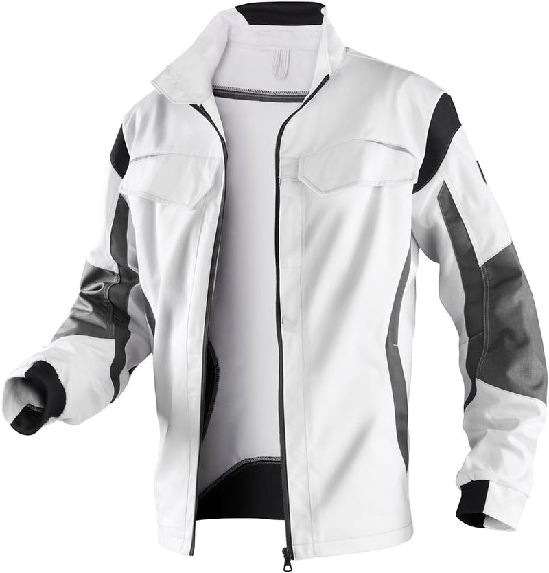 KÜBLER Workwear KÜBLER PULSSCHLAG Arbeitsjacke weiss/anthrazit weiss/anthrazit 98, weiss/anthrazit 9