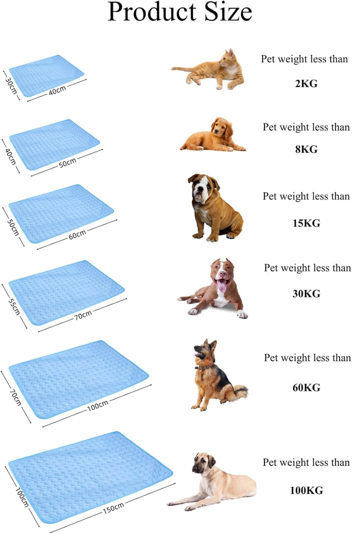 Kühlmatte Hunde, Selbstkühlende Hundematte, Kühldecke Katzen, Ungiftig Kühlkissen für Haustiere, Was