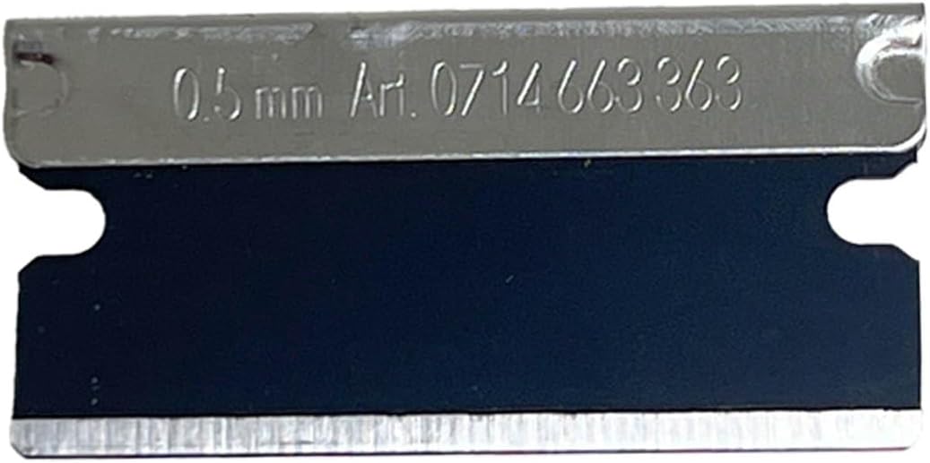 Würth 100x Schaberklingen extrem scharf schwarz für Würth Klingenschaber zum Entfernen von Kleberest