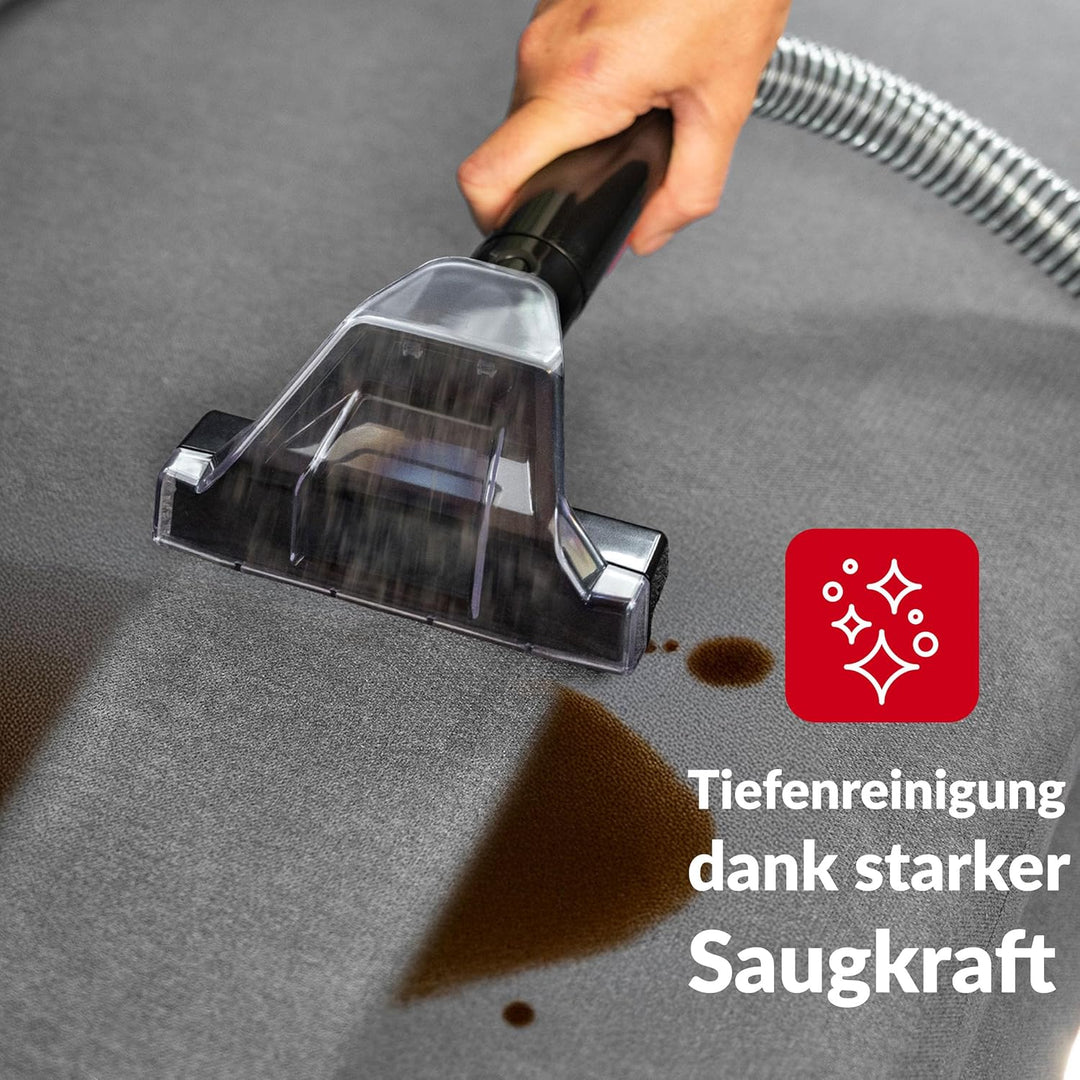 LEHMANN EasyWash Teppichreiniger & Polsterreiniger 2-in-1 Spot Clean Waschsauger, Nass-/Trockensauge