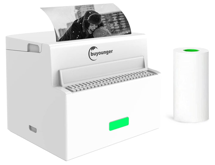 Mini Drucker – Klavier Thermodrucker für Smartphone, Bluetooth Kleiner Fotodrucker & Sticker Drucker