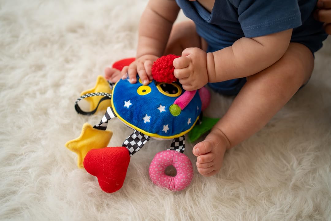 Manhattan Toy Baby Whoozit Kinderwagen- und Aktivitätsspielzeug für unterwegs, 15,2 cm