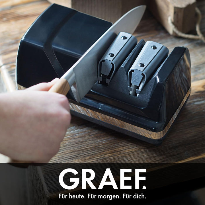 GRAEF Messerschärfer CX110 15° Schleifwinkel, schwarz