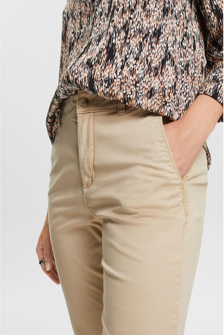 ESPRIT Damen Hose 34W / 32L 285/Sand, 34W / 32L 285/Sand