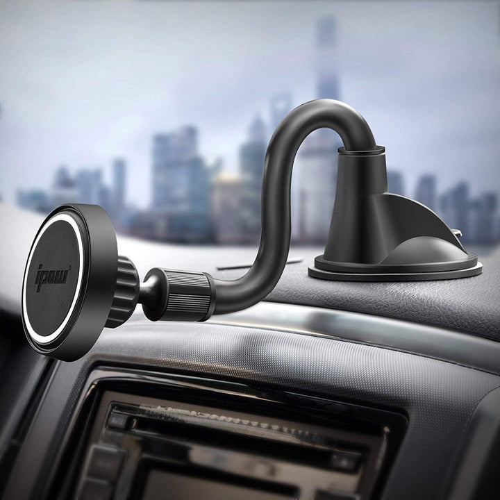 ipow Handyhalterung Auto Magnet, KFZ Handyhalterung mit Saugnapf, Magnetische Handyhalter Auto Armat