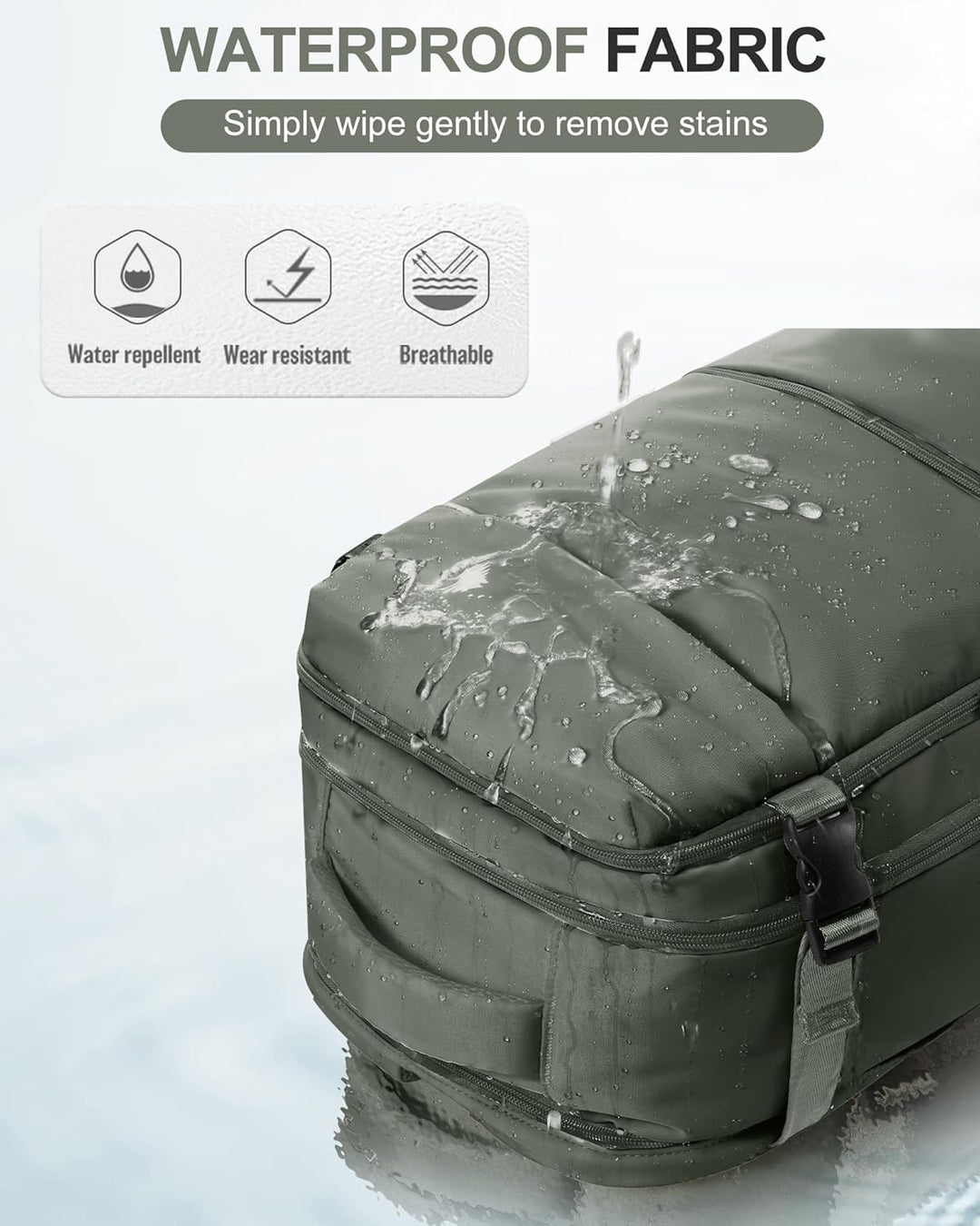 BJLFS Vakuum Rucksack 40x20x25 für Ryanair Flugzeug Reiserucksack Handgepäck Tasche Airbag mit Vakuu