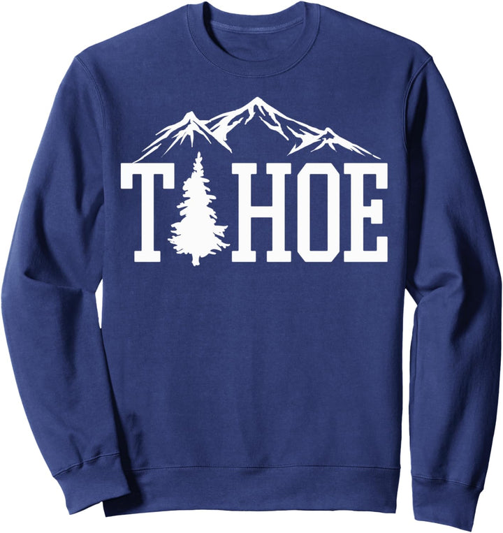Tahoe Mountain Range Tree Sweatshirt