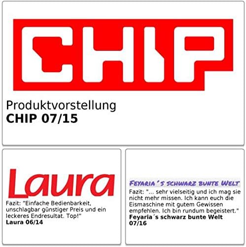 Rosenstein & Söhne Speiseeisbereiter: 4in1-Eismaschine EMA-300 mit LCD-Display, für 1,5 Liter Speise