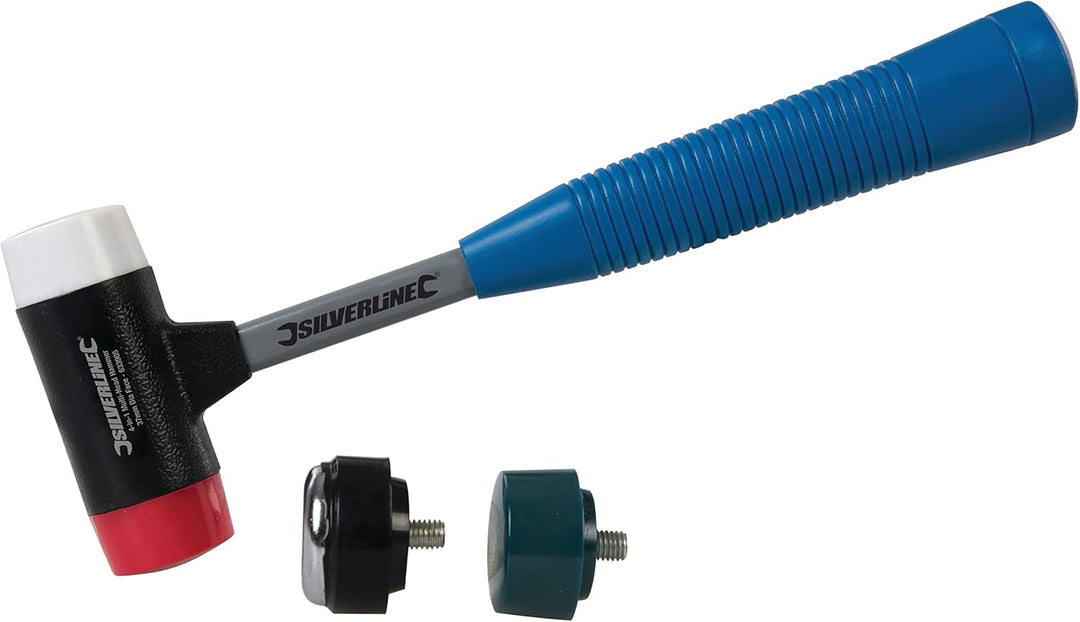 Silverline 633905 4-in-1 Multi-Head Ha mmer 37 mm Dia Face