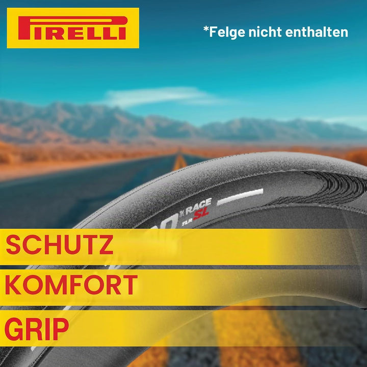 Pirelli P7 Sport 26-622 (700x26c) Road Bike Tire - All-Round Performance - Durable Everyday Tire Sch