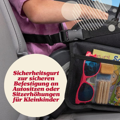 Lusso Gear Reisetisch Auto Kinder mit Schreibtafel | Unverzichtbare Reisebegleiter | Knietablett Kin