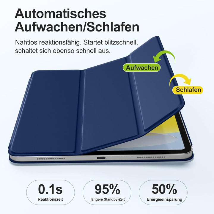 Maledan Magnetisch Hülle für iPad A16 11/10 Generation (2025 11 Zoll/ 2022 10.9 Zoll), Magnetbefesti